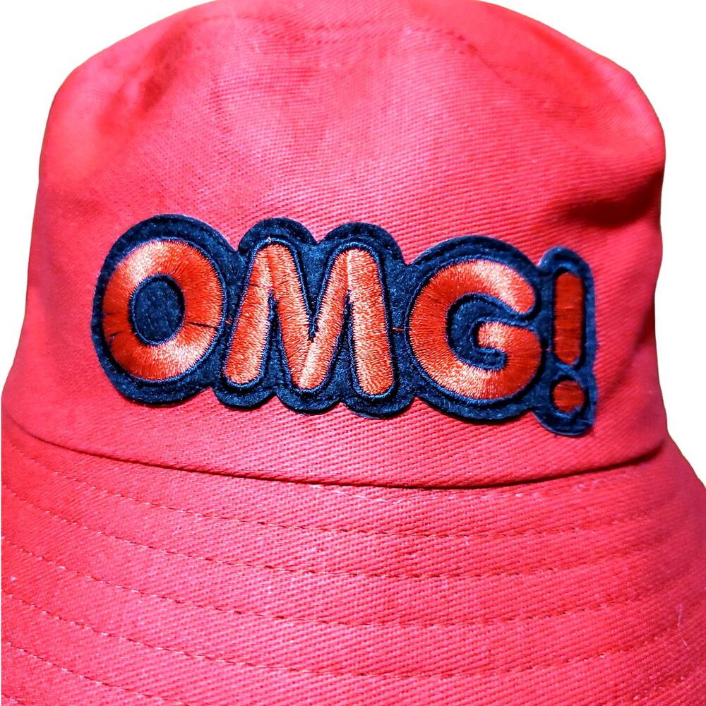 OMG it's a Red Bucket Hat!-One Size - Picture 4 of 4